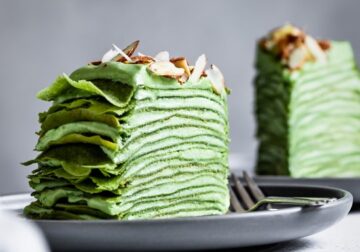 Matcha Crepe Cake – How To Make Matcha Crepe Cake Recipe