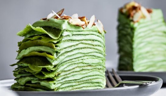 Matcha Crepe Cake – How To Make Matcha Crepe Cake Recipe