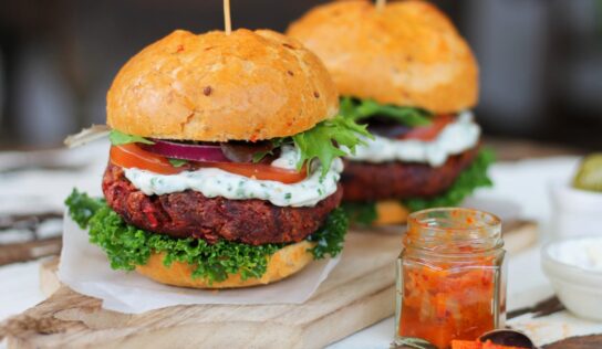 Anna Jones’ carrot burger and rainbow bowl – recipes